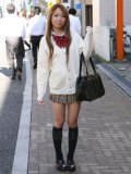 Asian Girl Remika Uehara Is Smiling Into Cam While The Cameraman Is Shooting Her Upskirt
