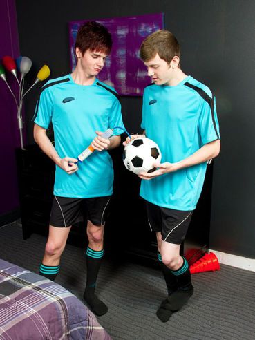Filthy Soccer Players Dallas Trenton And Kyler Ash Are Playing Nastily Horny Gay Sex Games