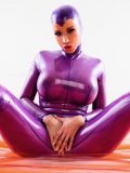 Rubber Babe Bianca Beauchamp Shows Off Her Adorable Body Without Taking Off Her Skin Tight Outfi